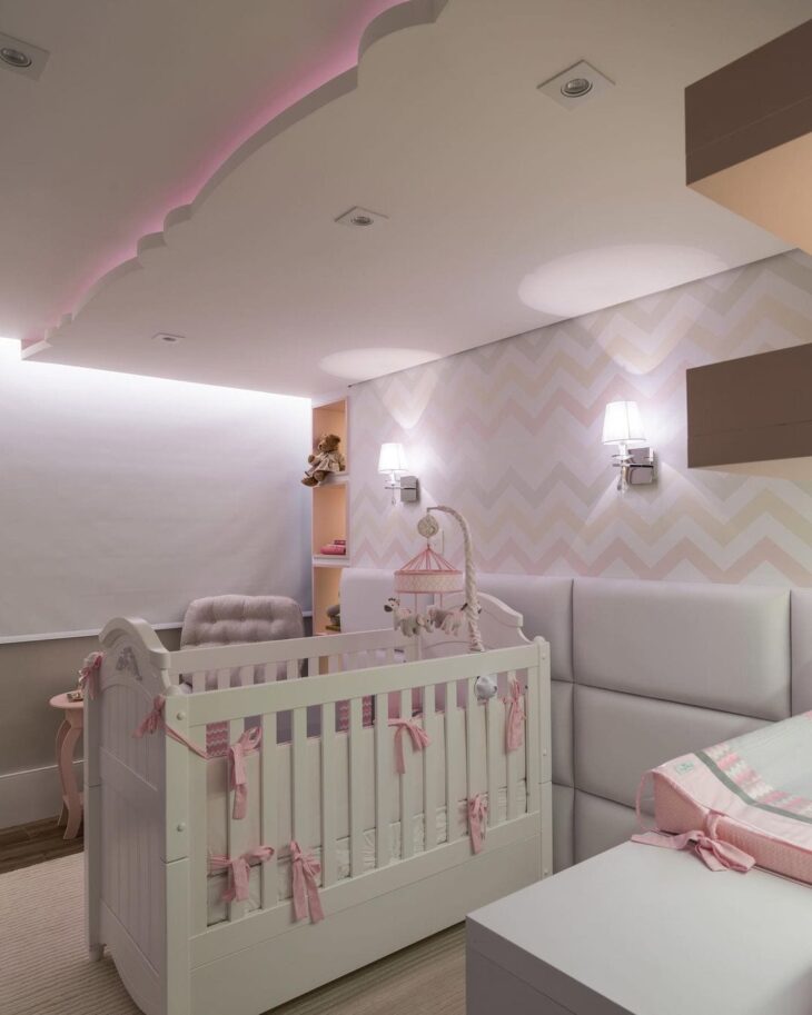 Foto de quarto de bebe rosa 45 - 45