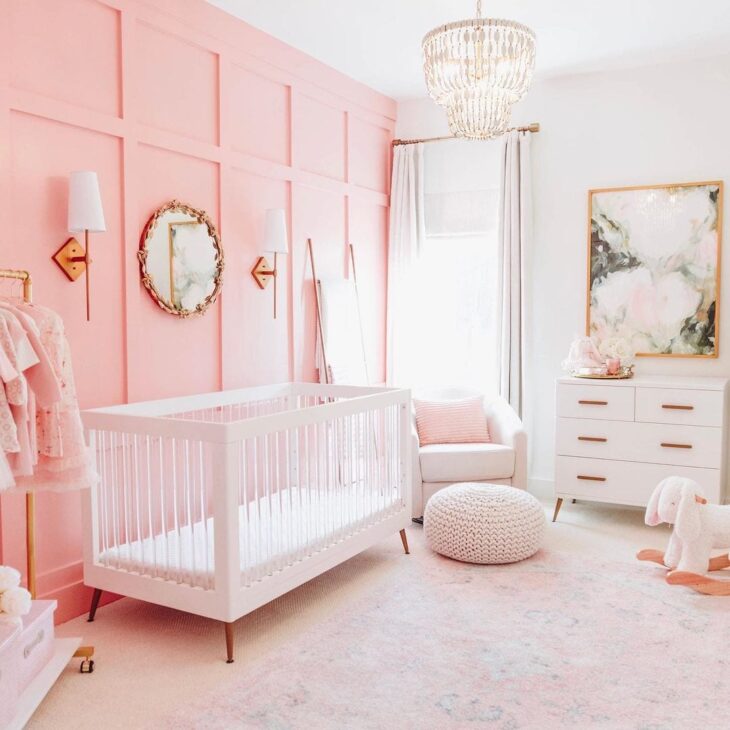 Foto de quarto de bebe rosa 54 - 54