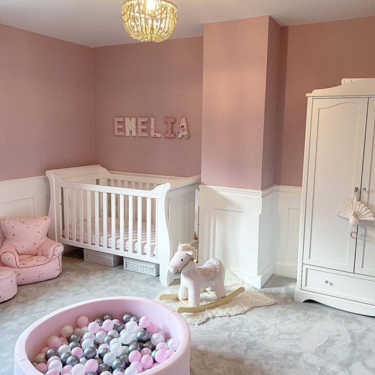 Foto de quarto de bebe rosa 68 - 68