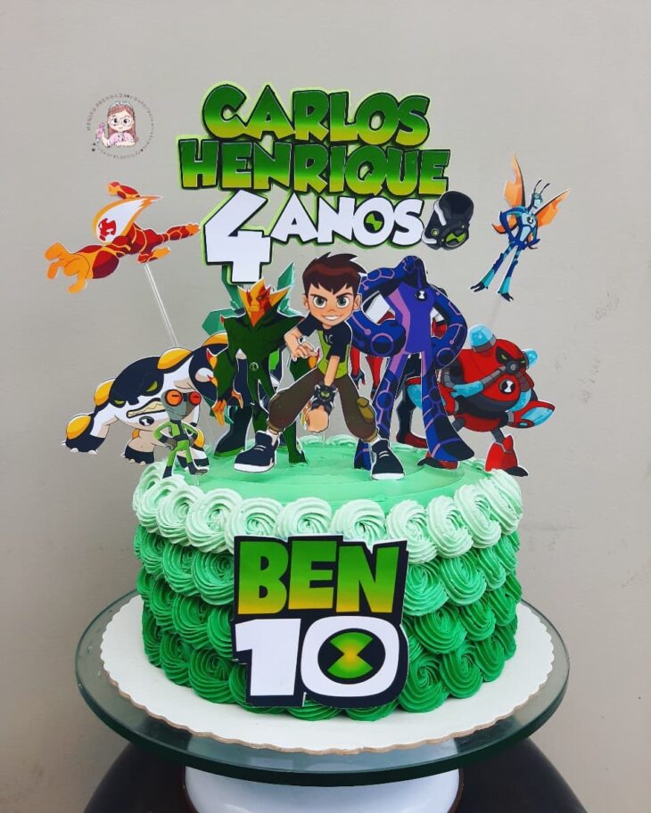 Foto de bolo do ben 10 11 - 14