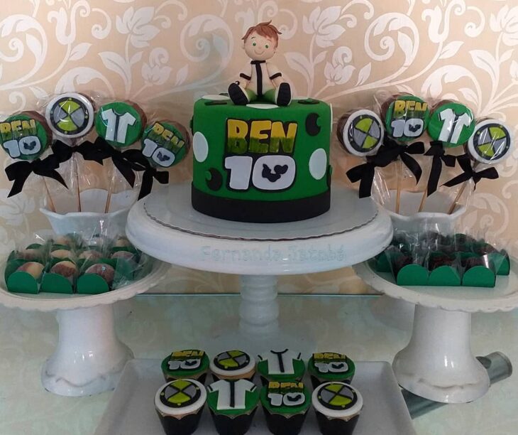 Foto de bolo do ben 10 13 - 16