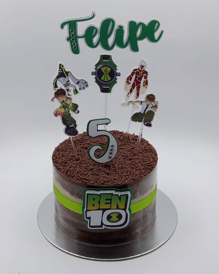 Foto de bolo do ben 10 15 - 18