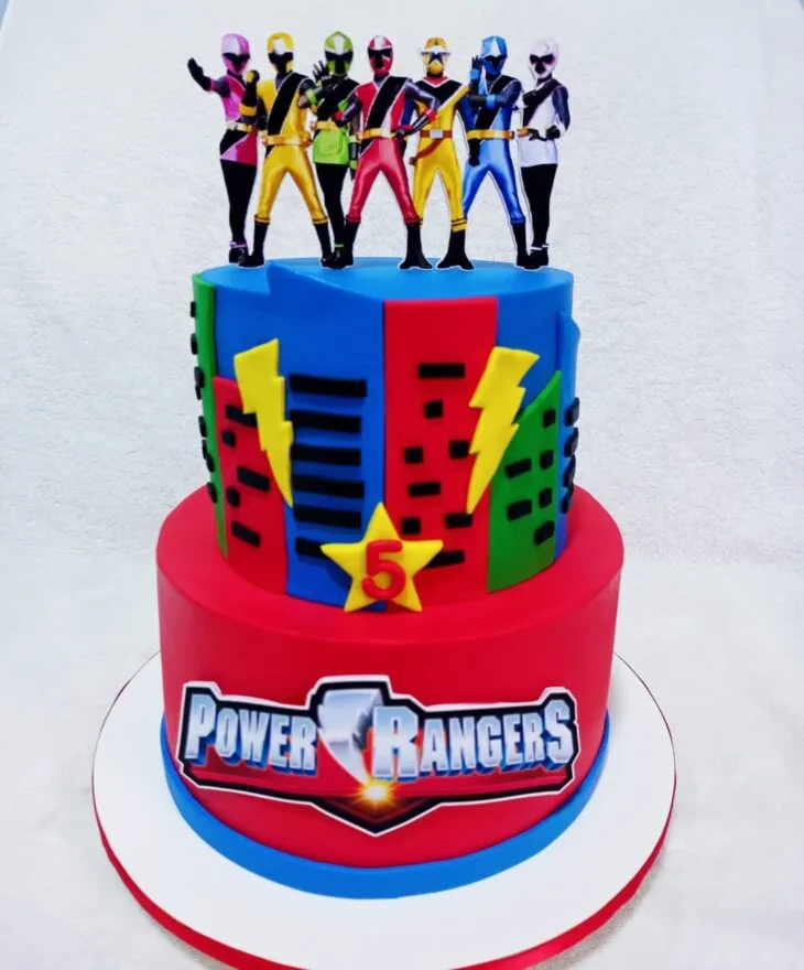 Foto de bolo power rangers 11 - 11