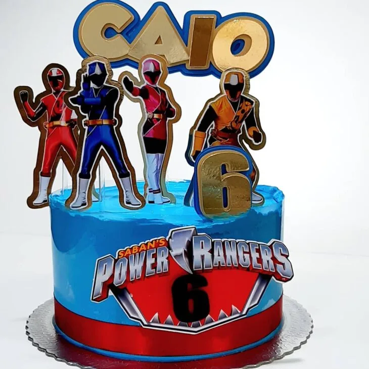 Foto de bolo power rangers 12 - 12