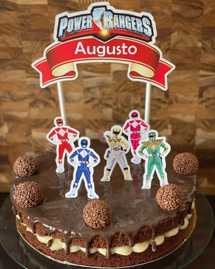 Foto de bolo power rangers 19 - 19