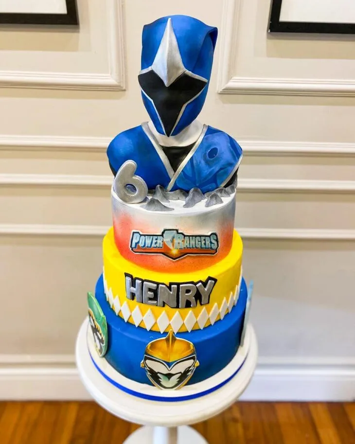 Foto de bolo power rangers 21 - 21