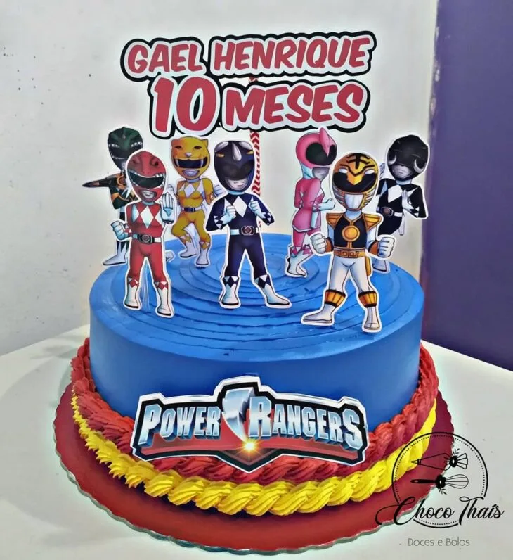 Foto de bolo power rangers 25 - 25