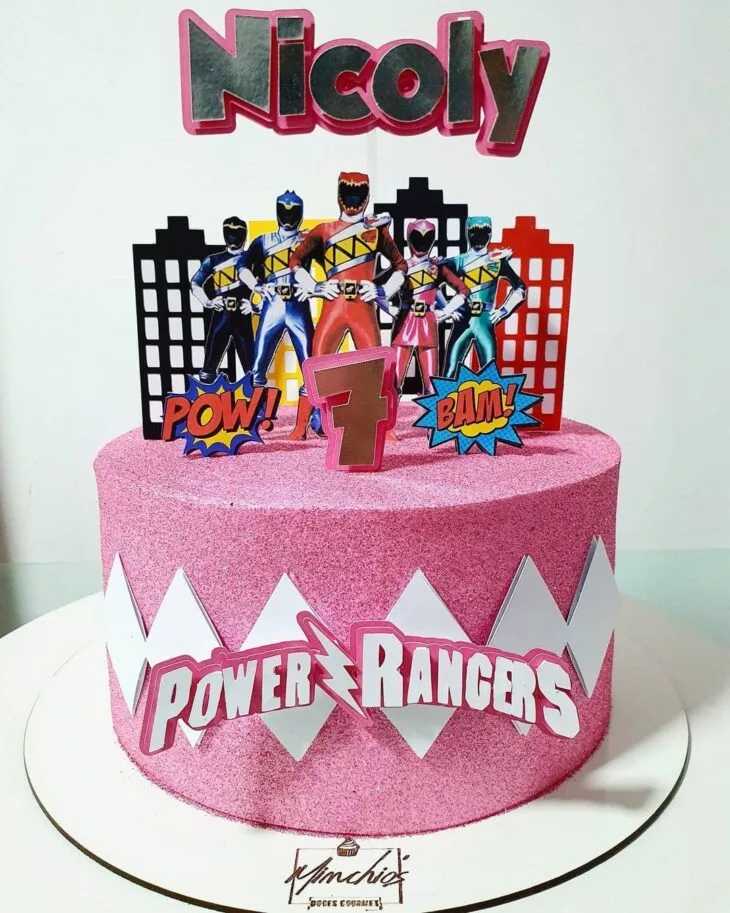 Foto de bolo power rangers 29 - 29