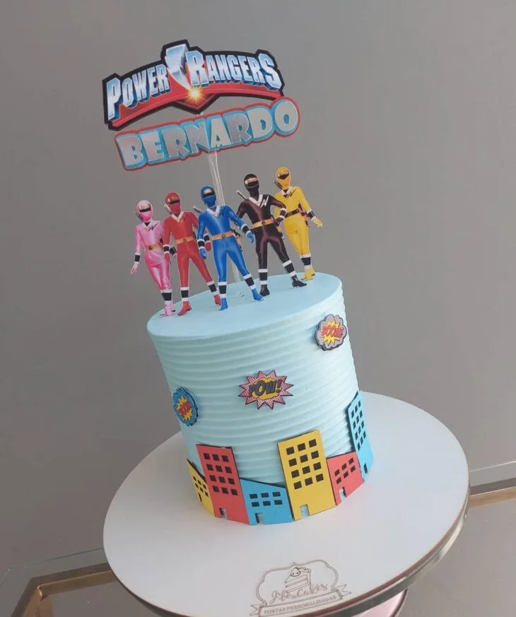 Foto de bolo power rangers 3 - 3