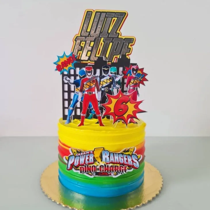 Foto de bolo power rangers 31 - 31