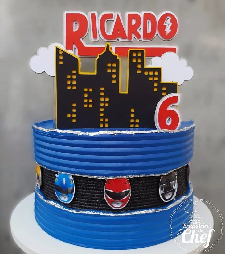 Foto de bolo power rangers 35 - 35