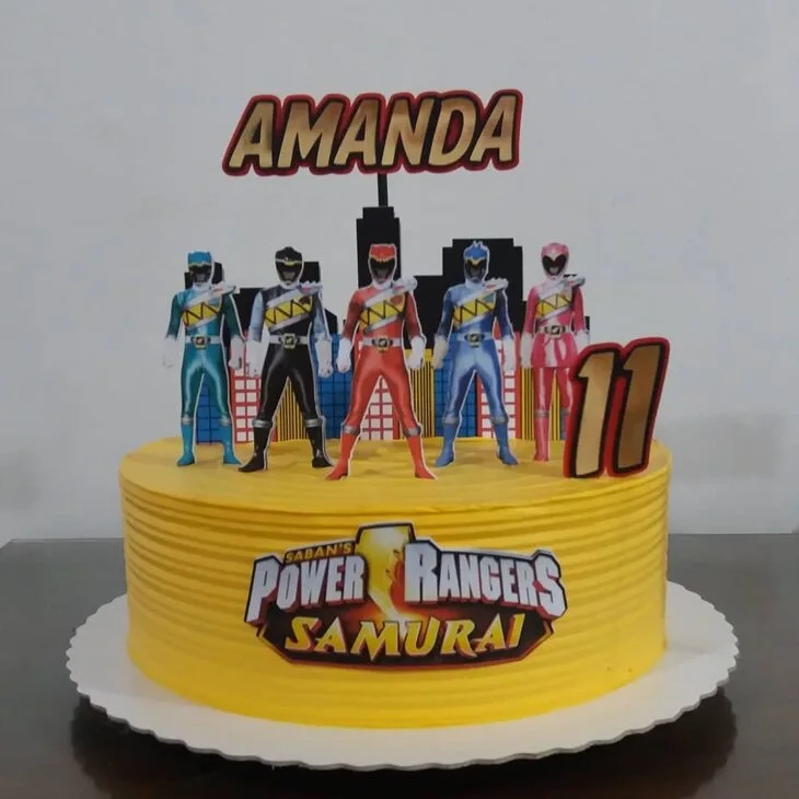Foto de bolo power rangers 39 - 39