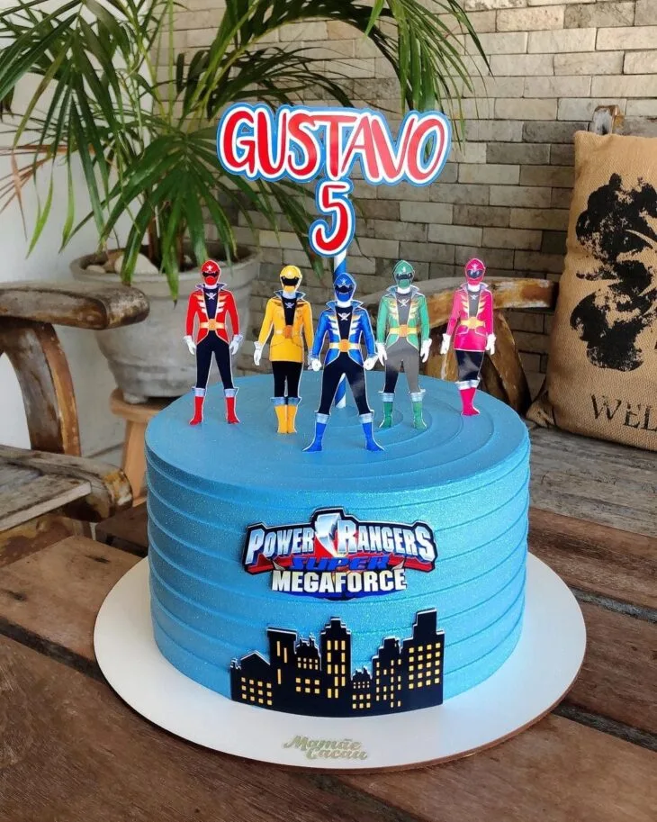 Foto de bolo power rangers 4 - 4