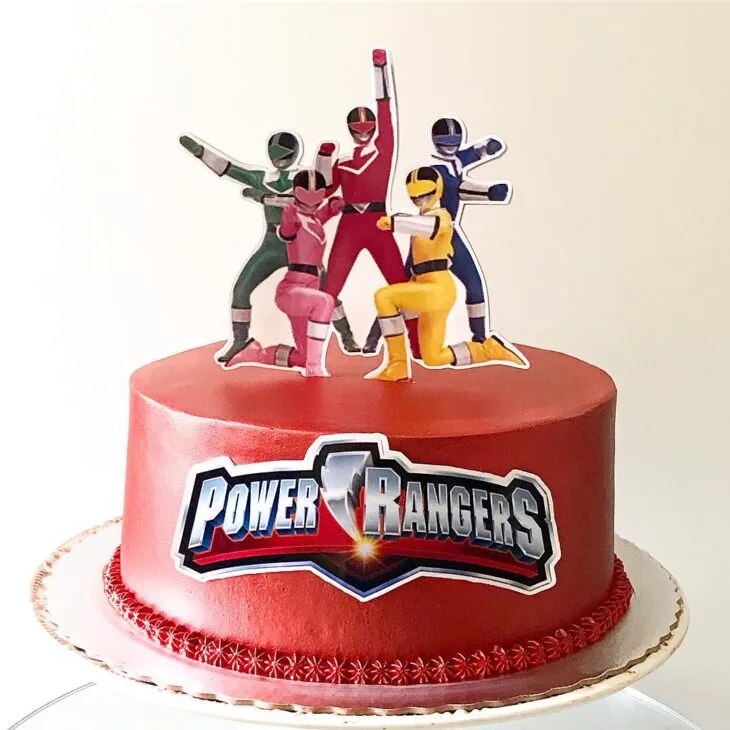 Foto de bolo power rangers 49 - 49