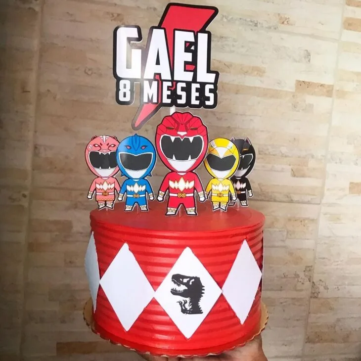 Foto de bolo power rangers 5 - 5