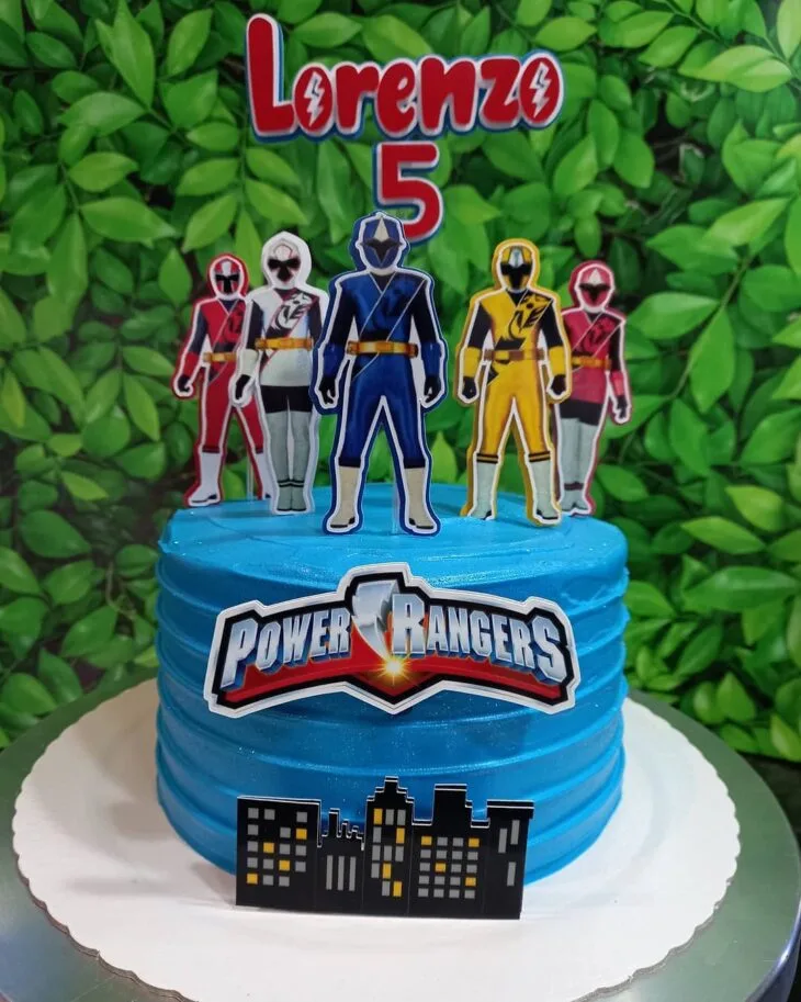 Foto de bolo power rangers 54 - 54
