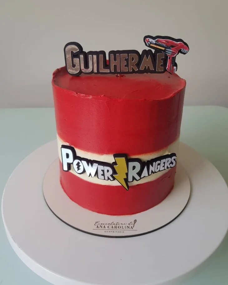 Foto de bolo power rangers 57 - 57