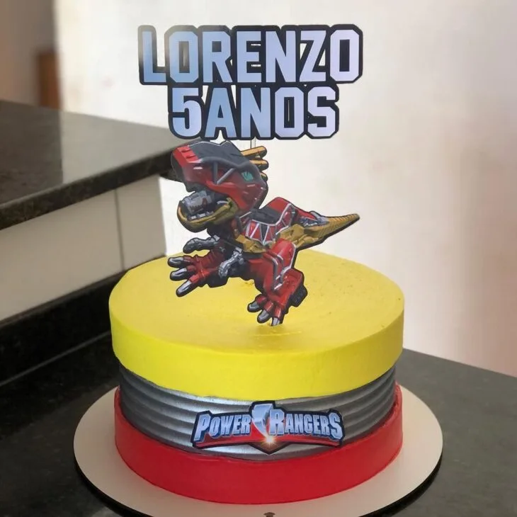 Foto de bolo power rangers 6 - 6