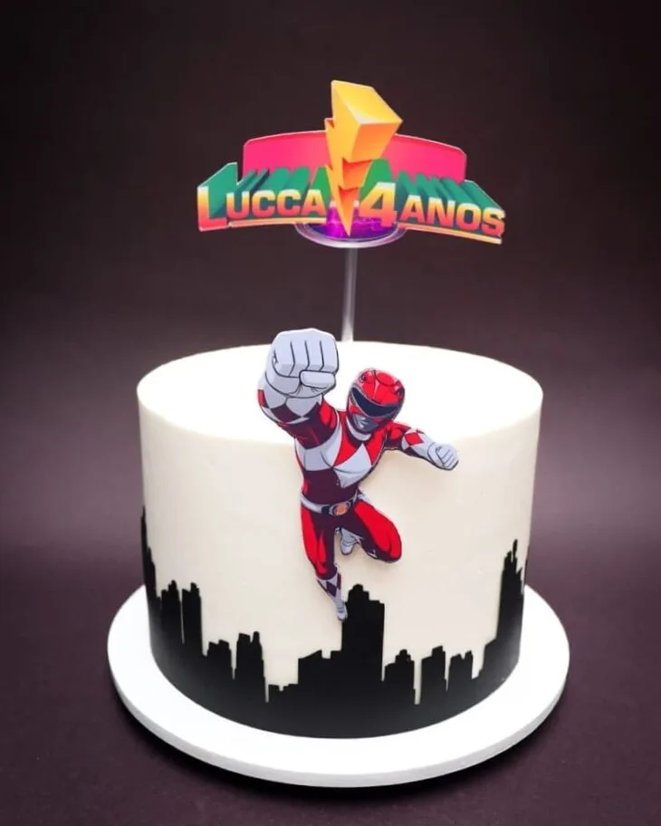 Foto de bolo power rangers 61 - 61