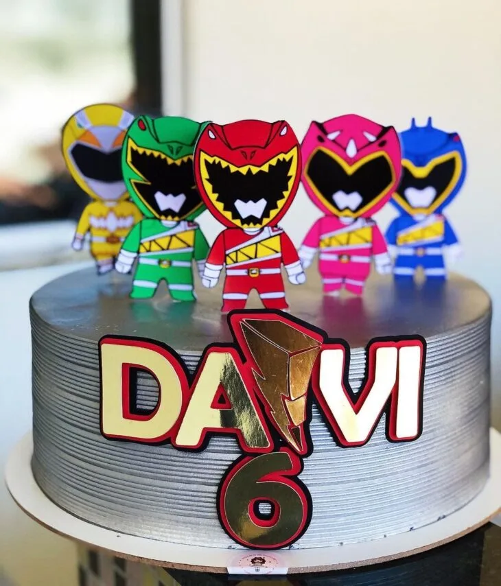 Foto de bolo power rangers 67 - 67