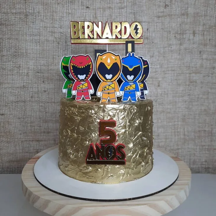 Foto de bolo power rangers 8 - 8