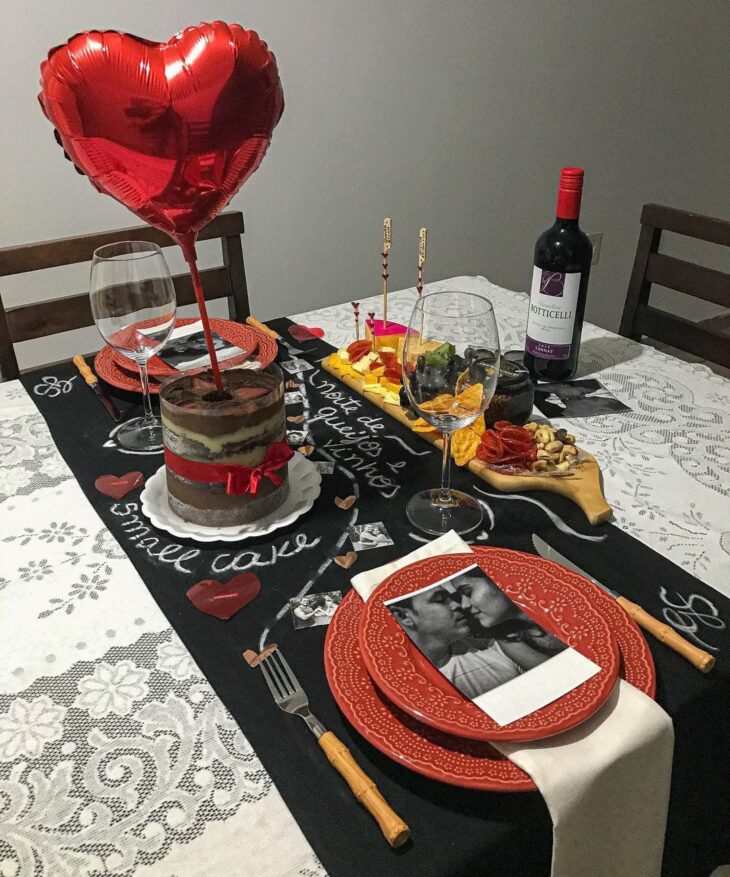 Foto de mesa posta para dia dos namorados 13 - 16