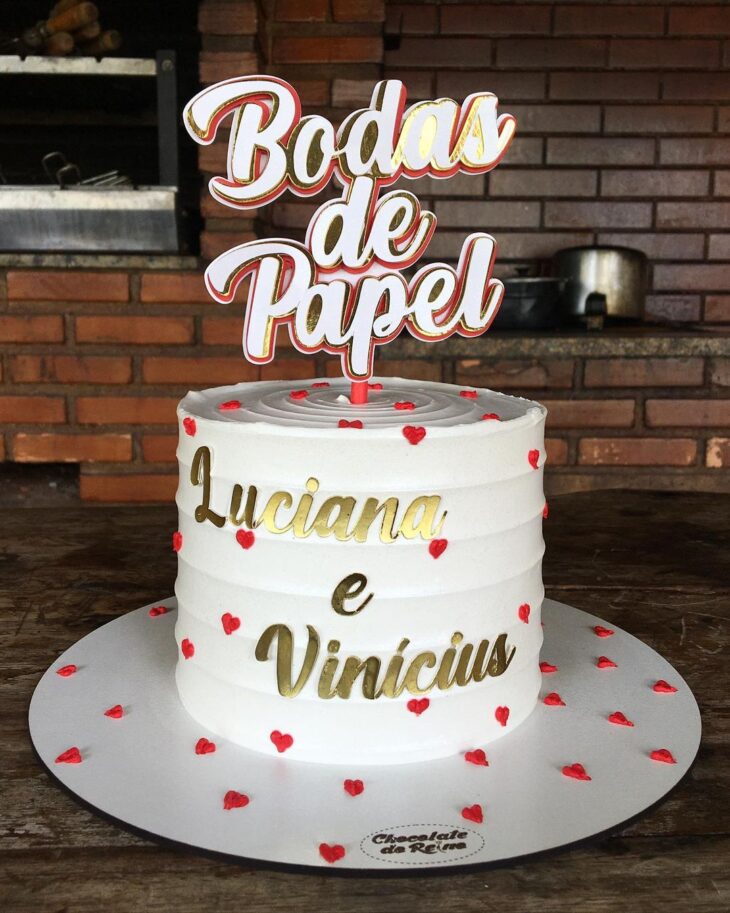 Foto de bolo bodas de papel 01 - 4