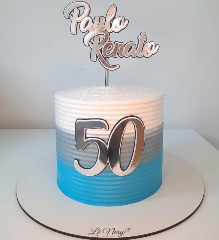 Foto de bolo de 50 anos 44 - 47