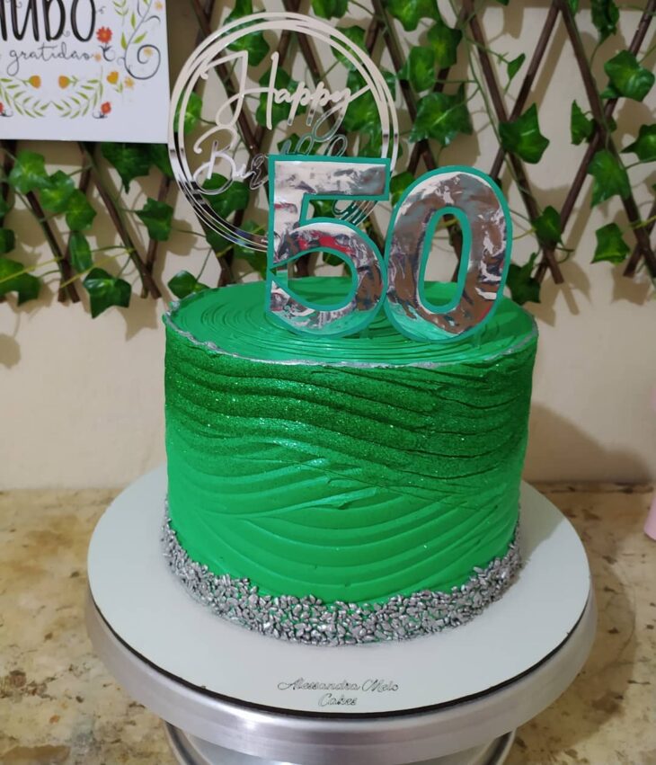 Foto de bolo de 50 anos 74 - 77