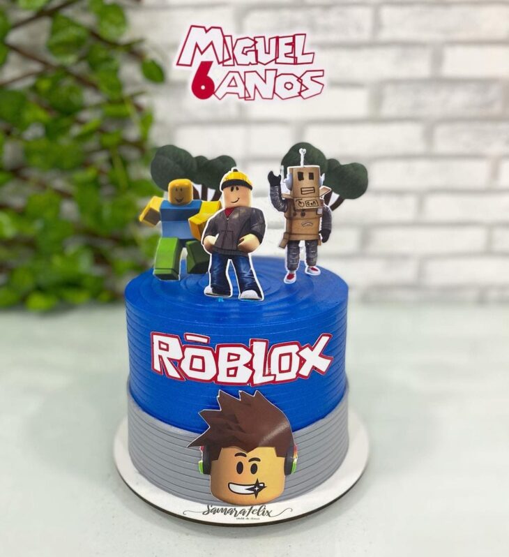 Foto de bolo roblox 12 - 14