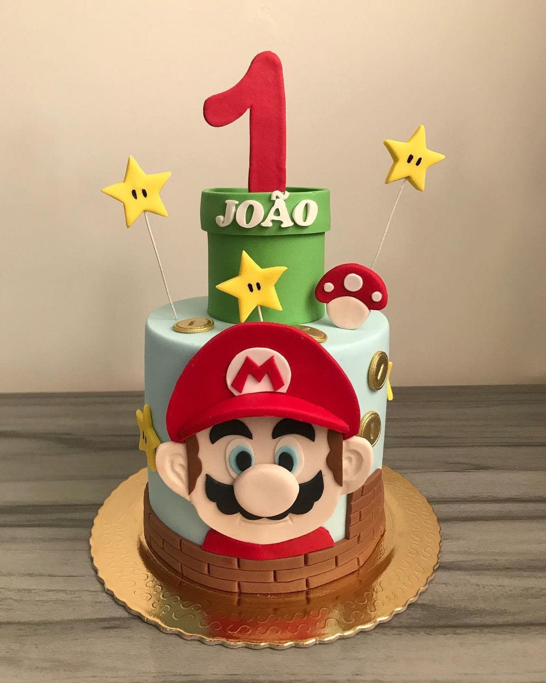 Foto de bolo super mario 18 - 21