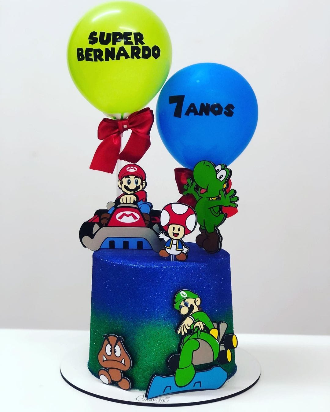 Foto de bolo super mario 19 - 22