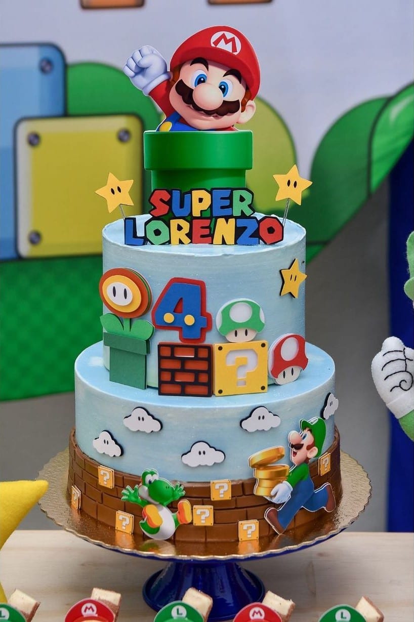 Foto de bolo super mario 37 - 40