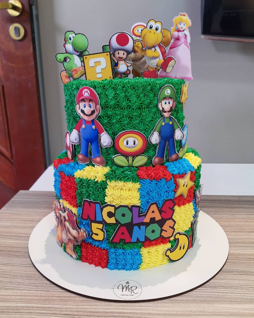 Foto de bolo super mario 40 - 43