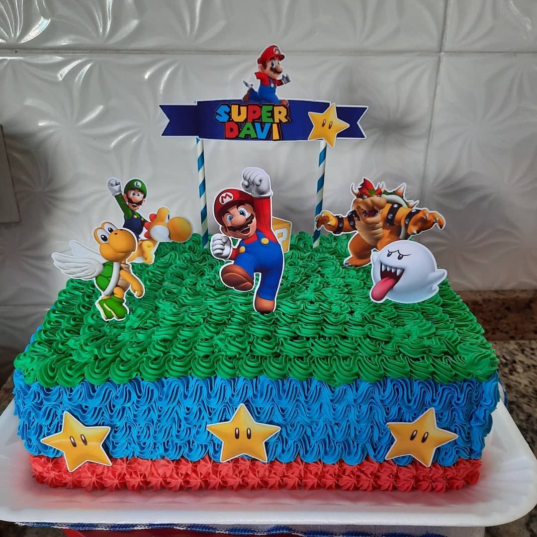 Foto de bolo super mario 48 - 51