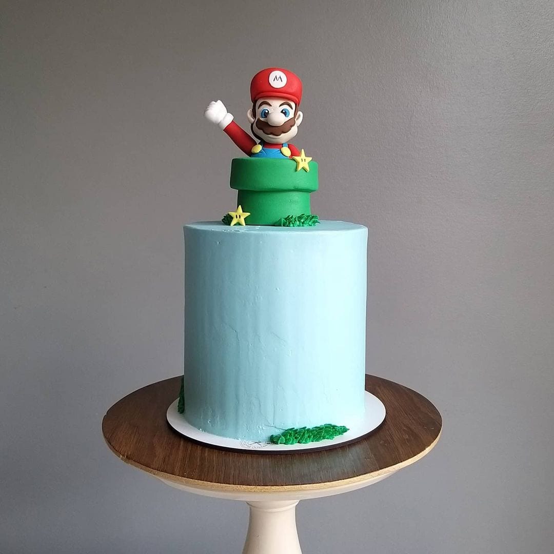 Foto de bolo super mario 51 - 54