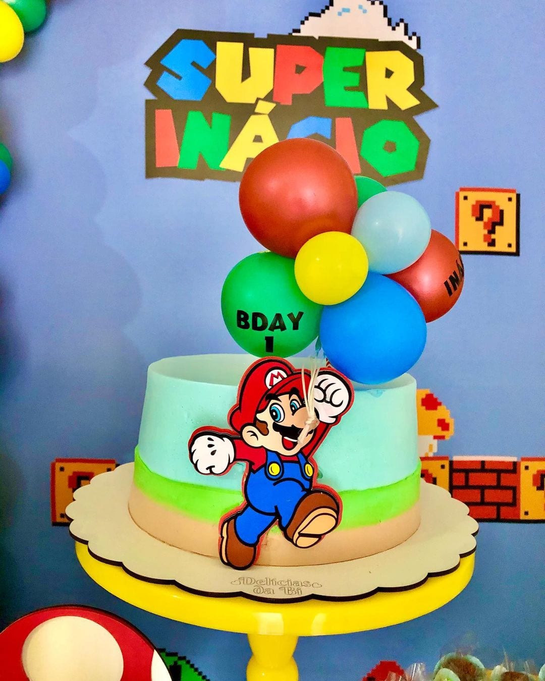 Foto de bolo super mario 54 - 56