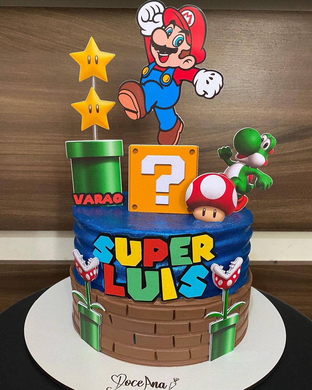 Foto de bolo super mario 55 - 57