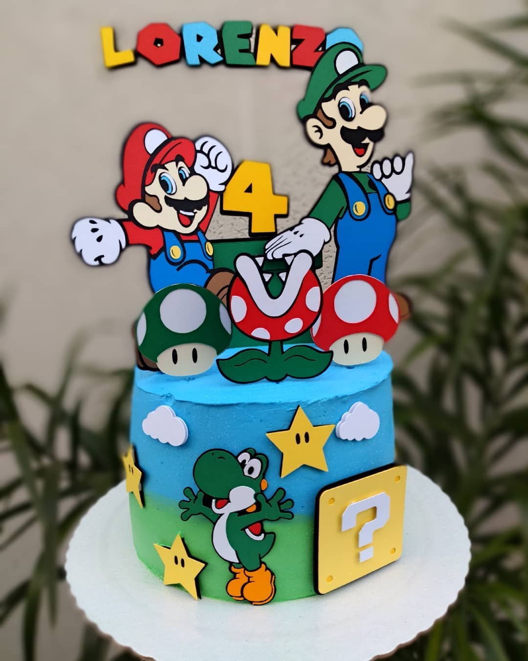 Foto de bolo super mario 60 - 62