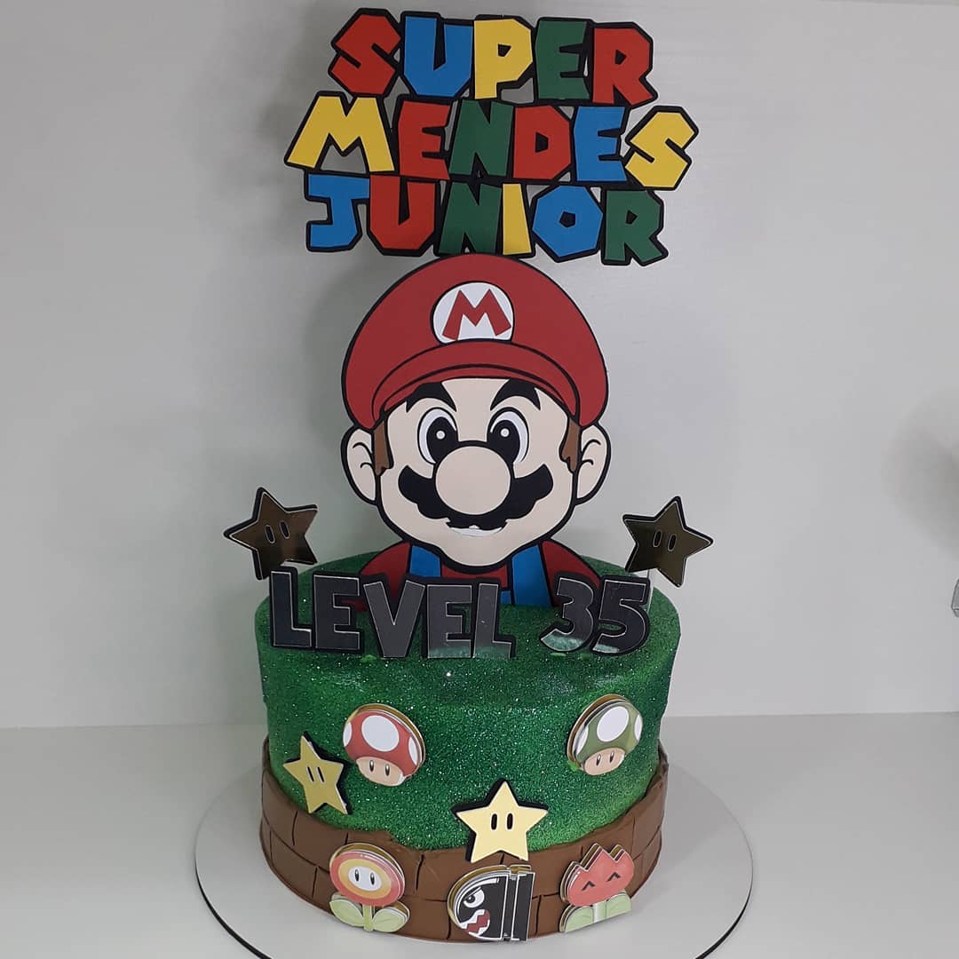 Foto de bolo super mario 68 - 66