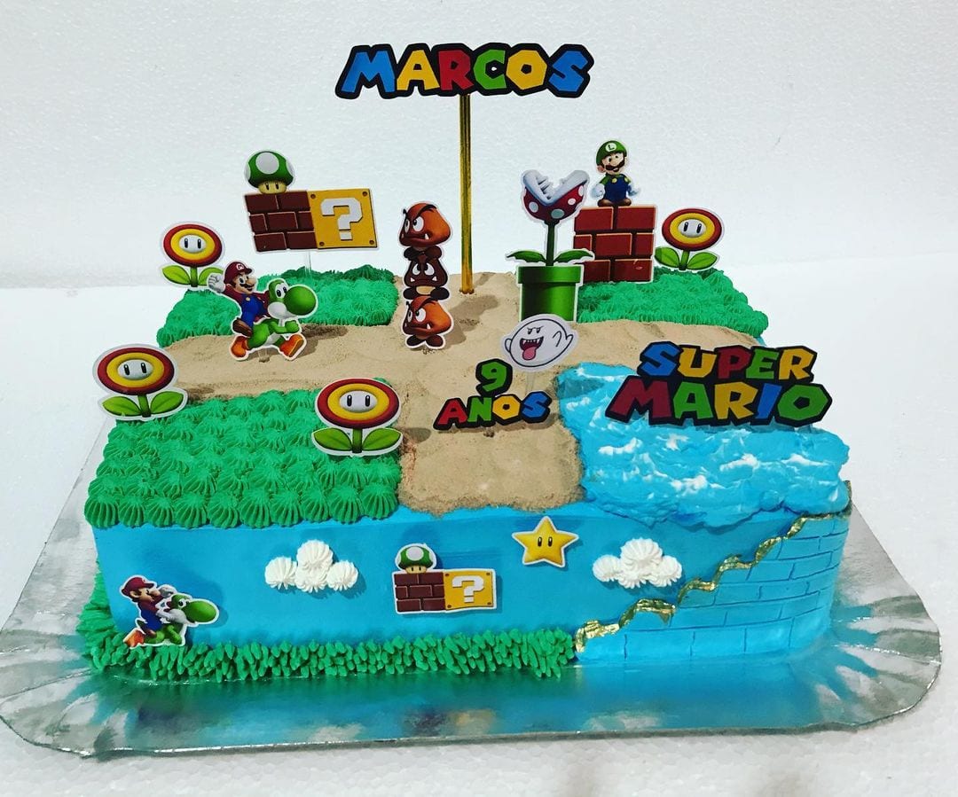 Foto de bolo super mario 81 - 81