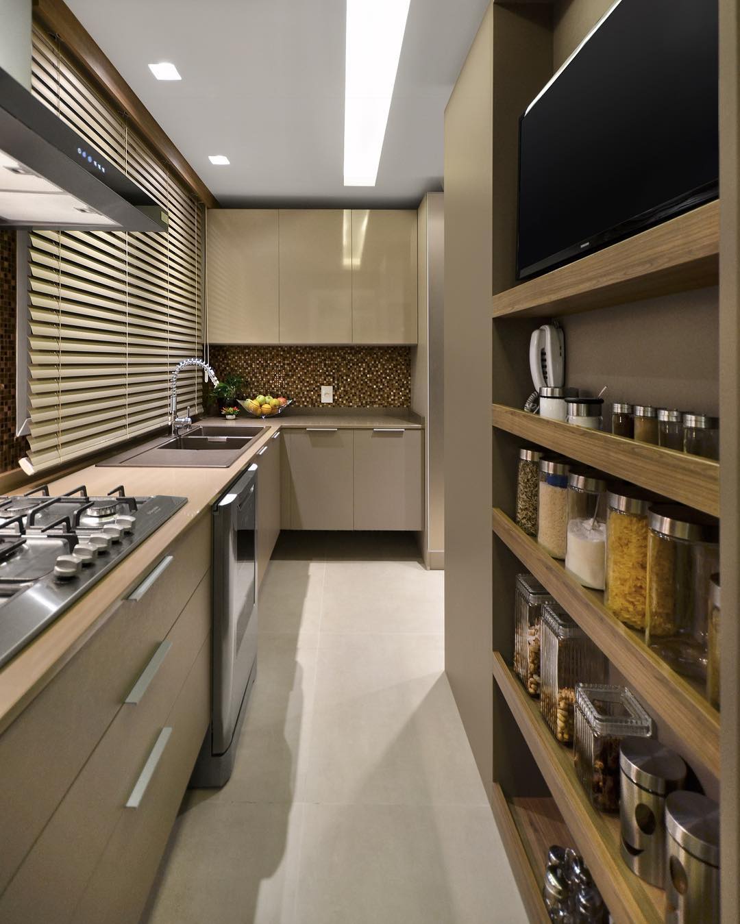 Cozinha bege: 70 fotos para um ambiente neutro e elegante