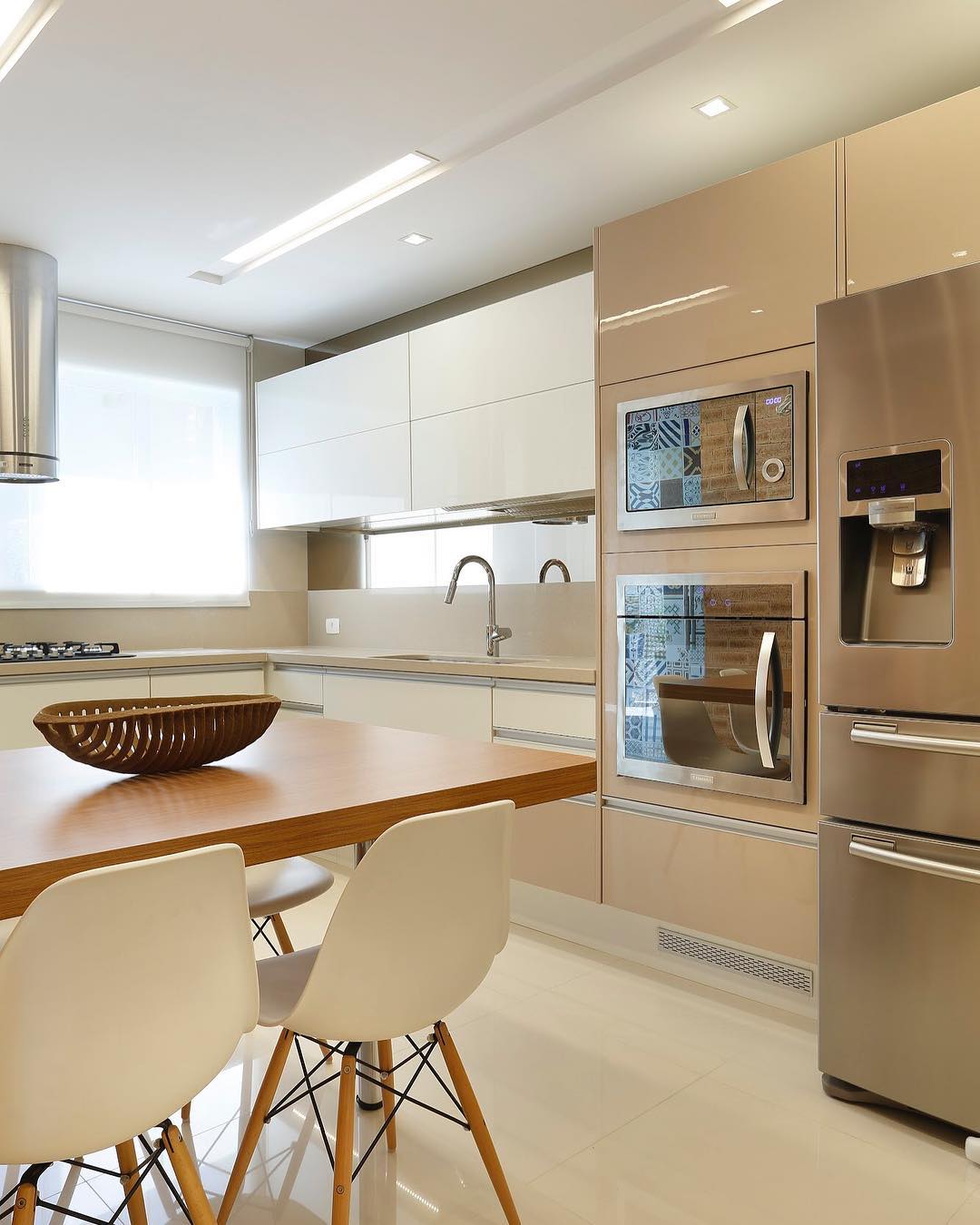 Cozinha bege: 70 fotos para um ambiente neutro e elegante
