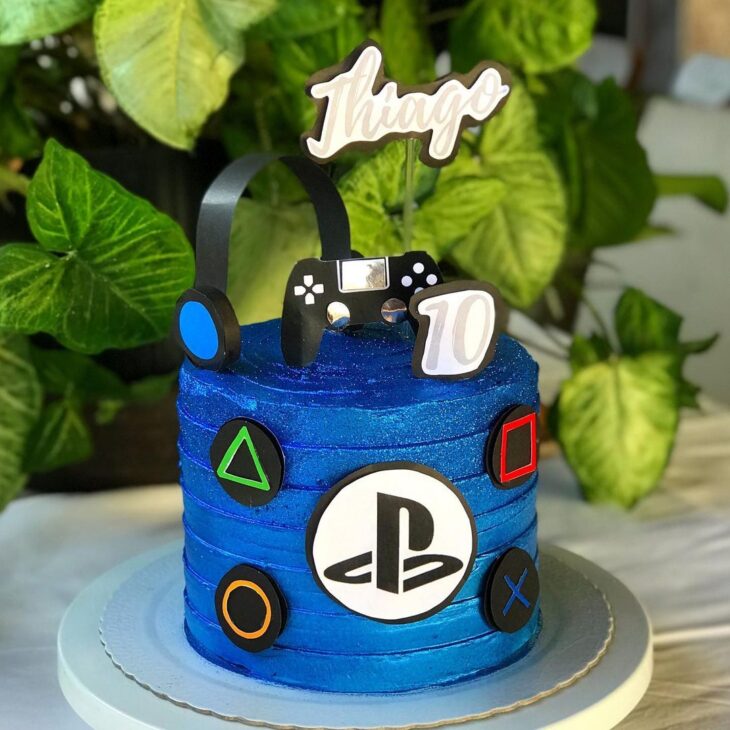 Foto de bolo de videogame 020 - 23