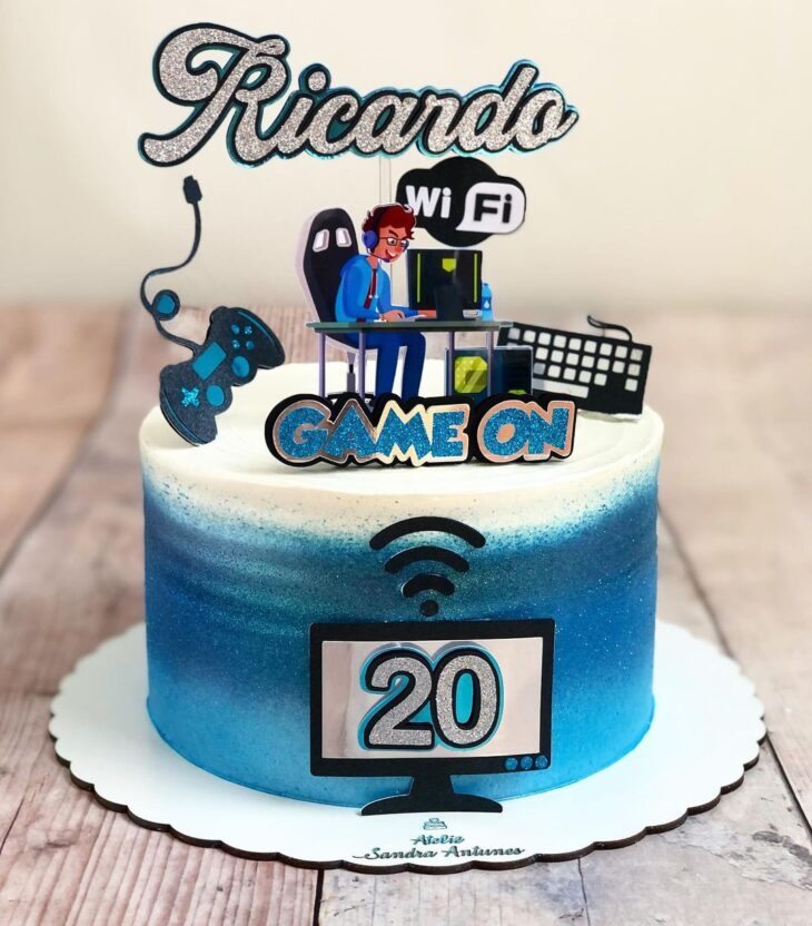 Foto de bolo de videogame 027 - 30