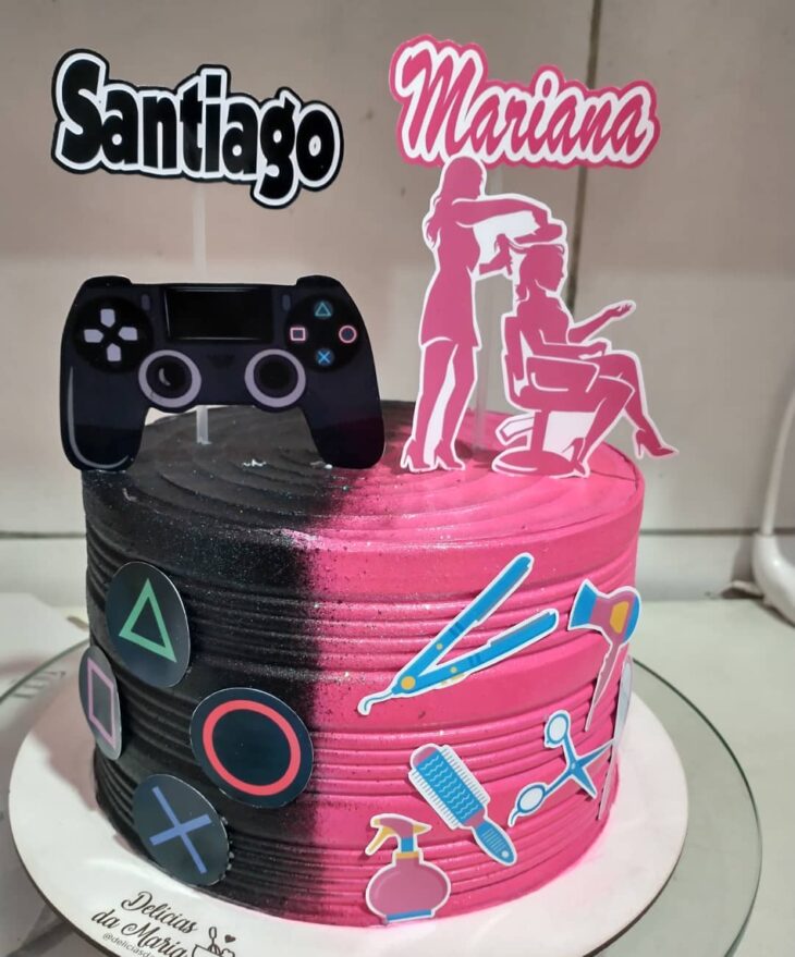 Foto de bolo de videogame 028 - 31