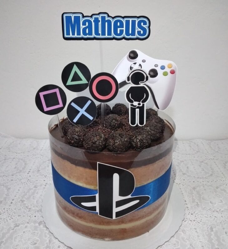 Foto de bolo de videogame 032 - 35