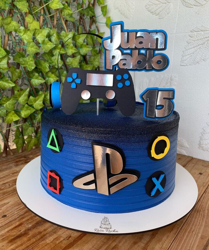 Foto de bolo de videogame 033 - 36