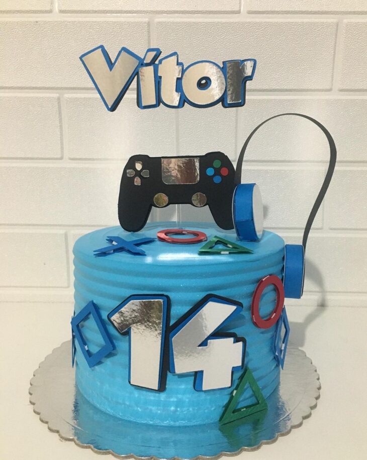 Foto de bolo de videogame 035 - 38