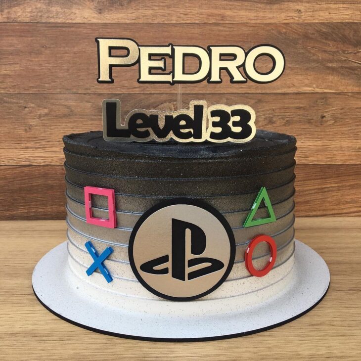 Foto de bolo de videogame 04 - 7